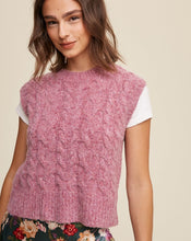 Load image into Gallery viewer, Charlie Sweater Vest (Raspberry)
