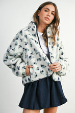 Load image into Gallery viewer, Blue Floral Fleece