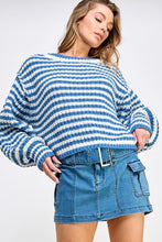 Load image into Gallery viewer, Delaney Striped Sweater
