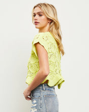 Load image into Gallery viewer, Juniper Knitted Top (Limeade)
