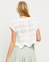 Load image into Gallery viewer, Juniper Knitted Top (White)
