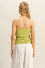 Load image into Gallery viewer, Crochet Tube Top (Lime)
