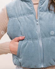 Load image into Gallery viewer, Corduroy Vest (Blue)
