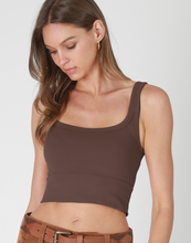 Load image into Gallery viewer, Chevron Scoop Neck (French Roast)
