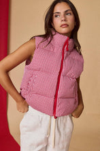 Load image into Gallery viewer, Gingham Vest (Red)