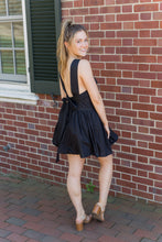 Load image into Gallery viewer, She&#39;s A Flirt Flouncy Dress (Black)
