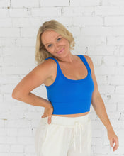 Load image into Gallery viewer, Chevron Scoop Neck (Royal Blue)