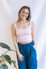 Load image into Gallery viewer, Chevron Scoop Neck (Crystal Rose)