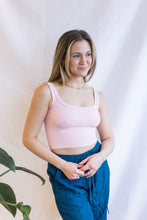 Load image into Gallery viewer, Chevron Scoop Neck (Crystal Rose)