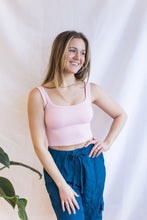 Load image into Gallery viewer, Chevron Scoop Neck (Crystal Rose)