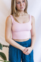 Load image into Gallery viewer, Chevron Scoop Neck (Crystal Rose)