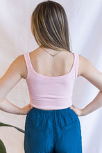 Load image into Gallery viewer, Chevron Scoop Neck (Crystal Rose)