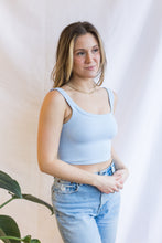 Load image into Gallery viewer, Chevron Scoop Neck (Cashmere Blue)
