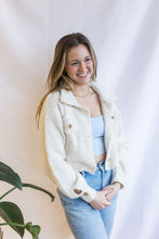 Load image into Gallery viewer, Chevron Scoop Neck (Cashmere Blue)