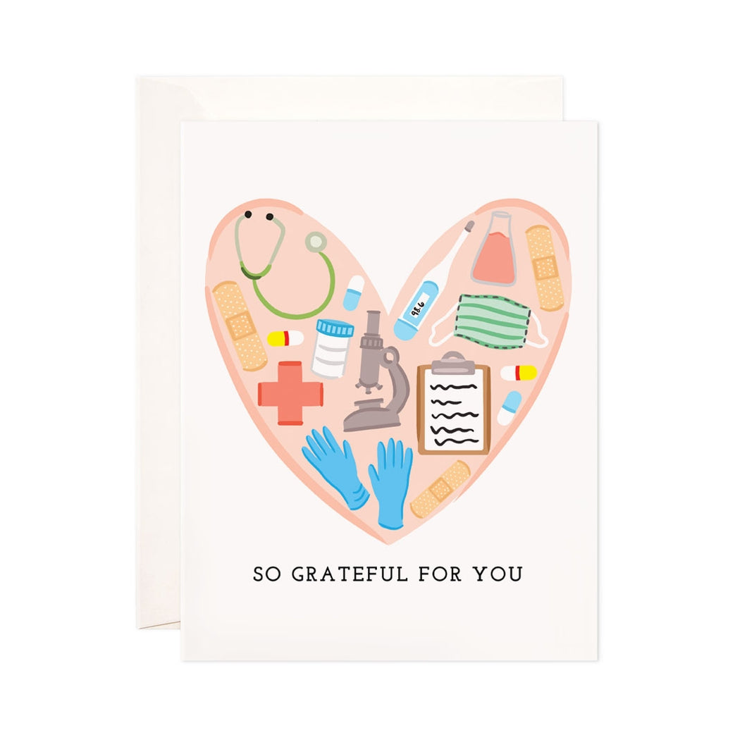 So Grateful for You Card (Medical Themed)