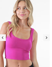 Load image into Gallery viewer, Chevron Scoop Neck (Magenta)