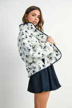 Load image into Gallery viewer, Blue Floral Fleece
