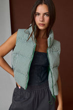 Load image into Gallery viewer, Gingham Vest (Green)
