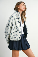 Load image into Gallery viewer, Blue Floral Fleece

