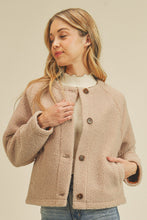 Load image into Gallery viewer, Beige Sherpa Jacket
