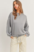 Load image into Gallery viewer, Muse Drawstring Pullover (Gray)
