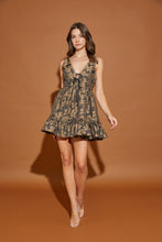 Load image into Gallery viewer, Mocha Latte Floral Dress
