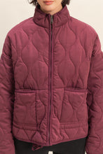Load image into Gallery viewer, New England Quilted Jacket (Wine)
