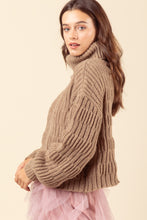 Load image into Gallery viewer, Ingrid Turtle Neck Sweater (Mocha)
