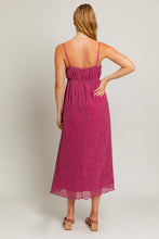 Load image into Gallery viewer, Dusty Rose Babydoll Midi Dress
