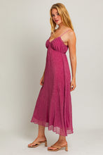 Load image into Gallery viewer, Dusty Rose Babydoll Midi Dress
