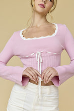 Load image into Gallery viewer, Sweetheart Pink Long Sleeve Top
