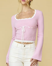 Load image into Gallery viewer, Sweetheart Pink Long Sleeve Top
