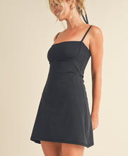 Load image into Gallery viewer, Athletic Sweetheart Dress (Black)
