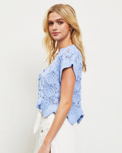 Load image into Gallery viewer, Juniper Knitted Top (Blue)
