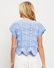 Load image into Gallery viewer, Juniper Knitted Top (Blue)
