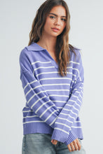 Load image into Gallery viewer, On the Cape Periwinkle Sweater
