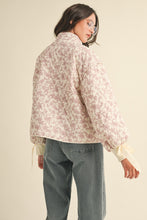 Load image into Gallery viewer, Floral Quilted Jacket (Pink)
