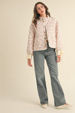 Load image into Gallery viewer, Floral Quilted Jacket (Pink)
