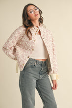 Load image into Gallery viewer, Floral Quilted Jacket (Pink)
