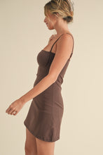 Load image into Gallery viewer, Athletic Sweetheart Dress (Chocolate)
