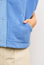 Load image into Gallery viewer, Fleece Utility Vest (Blue)
