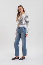 Load image into Gallery viewer, Nautical Striped Cardigan (Ivory)
