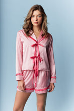 Load image into Gallery viewer, Pink Silky Pajama Set
