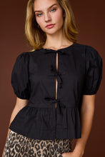 Load image into Gallery viewer, Hailey Bow Tie Blouse
