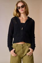 Load image into Gallery viewer, Mila Crochet Zip Cardigan
