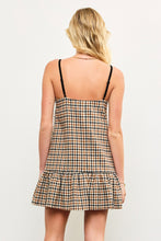 Load image into Gallery viewer, Houndstooth Dress (Camel)
