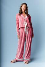 Load image into Gallery viewer, Pink Velvet Pajama Set

