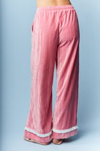Load image into Gallery viewer, Pink Velvet Pajama Set

