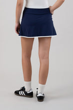 Load image into Gallery viewer, Navy Wrap Tennis Skort
