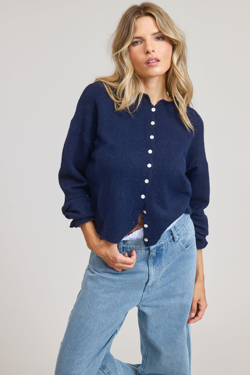 Piper Cardigan (Navy)